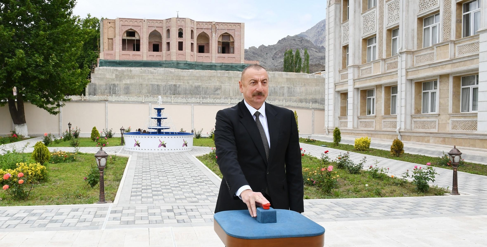 Azərbaycan Prezidenti İlham Əliyev Ordubadda