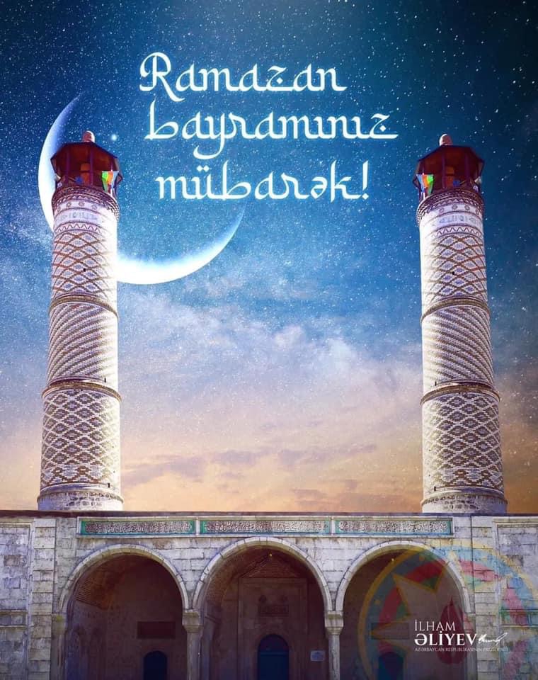 Prezident İlham Əliyevin Ramazan bayramı münasibətilə Azərbaycan xalqına təbriki